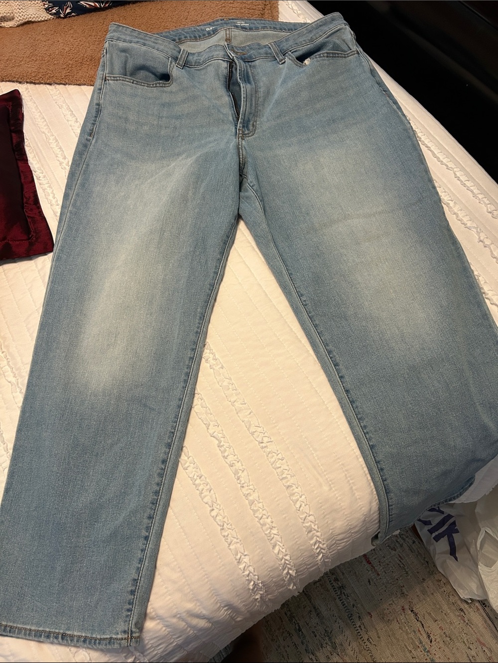 Old Navy High-Rise Wow Loose Jeans - Light Blue